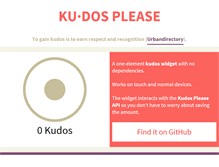 Tablet Screenshot of kudosplease.com